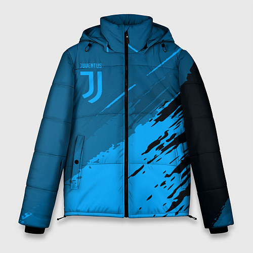 Мужская зимняя куртка FC Juventus: Blue Original / 3D-Черный – фото 1