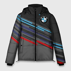 Куртка зимняя мужская BMW BRAND COLOR, цвет: 3D-черный