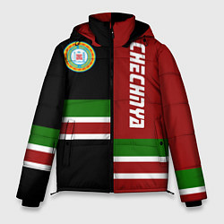 Куртка зимняя мужская Chechnya, Russia, цвет: 3D-черный