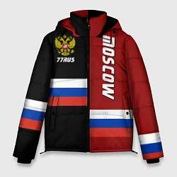 Куртка зимняя мужская Moscow, Russia, цвет: 3D-черный