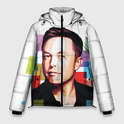 Куртка зимняя мужская Илон Маск, цвет: 3D-красный