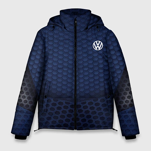 Мужская зимняя куртка Volkswagen: Sport Motors / 3D-Черный – фото 1
