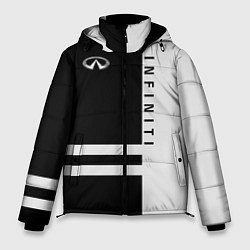 Куртка зимняя мужская Infiniti: B&W Lines, цвет: 3D-светло-серый