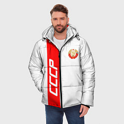 Куртка зимняя мужская СССР: White Collection, цвет: 3D-светло-серый — фото 2