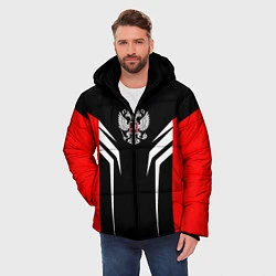 Куртка зимняя мужская Russia: Sport Line, цвет: 3D-черный — фото 2