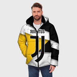Куртка зимняя мужская FC Juventus, цвет: 3D-красный — фото 2