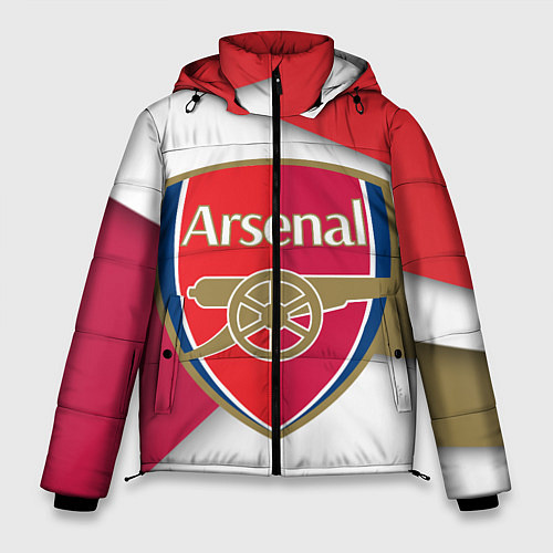 Мужская зимняя куртка FC Arsenal / 3D-Черный – фото 1