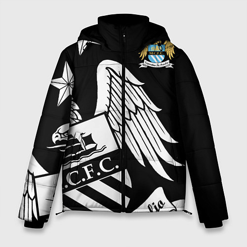 Мужская зимняя куртка FC Manchester City: Exclusive / 3D-Черный – фото 1