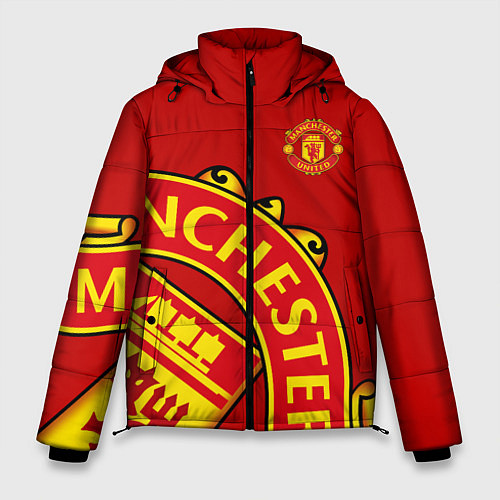 Мужская зимняя куртка FC Man United: Red Exclusive / 3D-Черный – фото 1