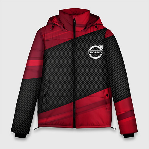 Мужская зимняя куртка Volvo: Red Sport / 3D-Черный – фото 1