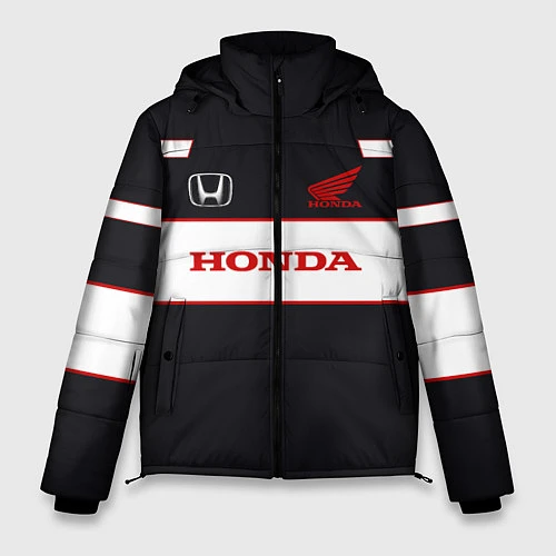 Мужская зимняя куртка Honda Sport / 3D-Черный – фото 1