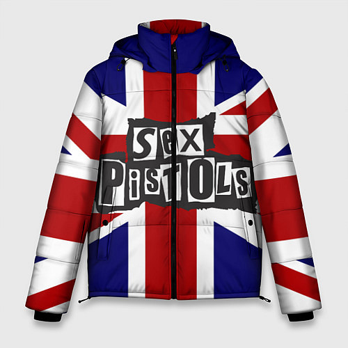 Мужская зимняя куртка Sex Pistols UK / 3D-Красный – фото 1