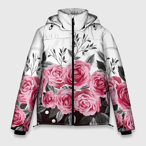 Мужская зимняя куртка Roses Trend / 3D-Черный – фото 1
