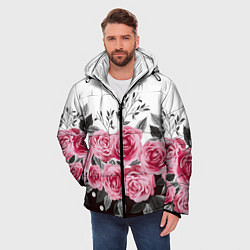 Куртка зимняя мужская Roses Trend, цвет: 3D-красный — фото 2