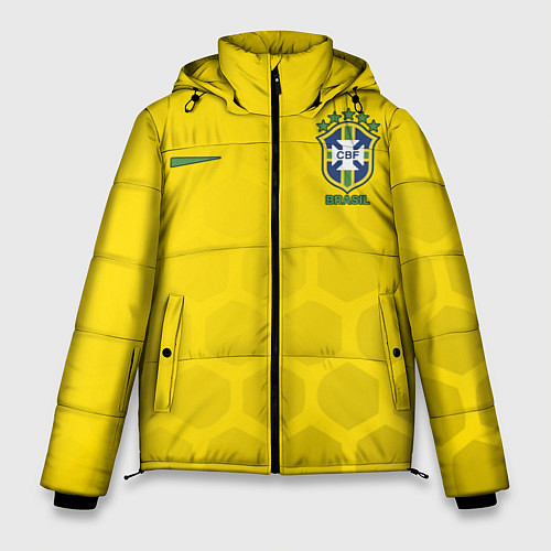 Мужская зимняя куртка Brazil Team: WC 2018 / 3D-Черный – фото 1