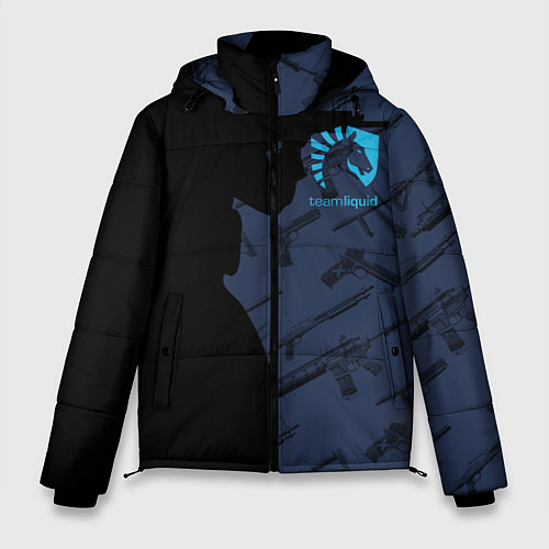 Мужская зимняя куртка CS:GO Team Liquid / 3D-Черный – фото 1