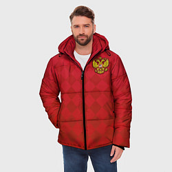 Куртка зимняя мужская Форма сборной России, цвет: 3D-черный — фото 2