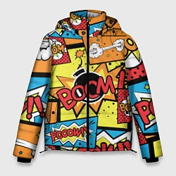 Куртка зимняя мужская Boom Pop Art, цвет: 3D-красный