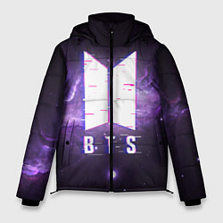 Куртка зимняя мужская BTS: Violet Space, цвет: 3D-черный