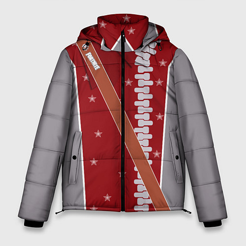 Мужская зимняя куртка Fortnite: Штурмовик / 3D-Черный – фото 1
