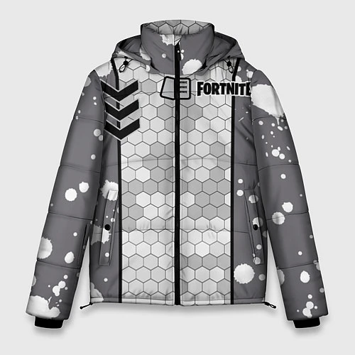 Мужская зимняя куртка Fortnite: Мастер сюрикенов / 3D-Черный – фото 1