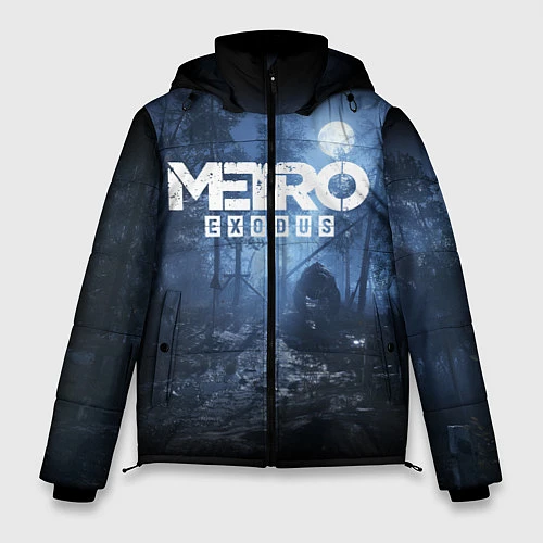 Мужская зимняя куртка Metro Exodus: Dark Moon / 3D-Черный – фото 1