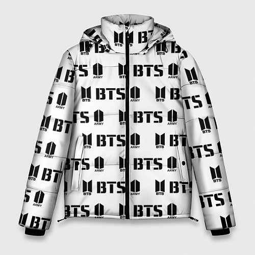 Мужская зимняя куртка BTS: White Army / 3D-Черный – фото 1