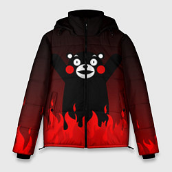 Куртка зимняя мужская Kumamon: Hell Flame, цвет: 3D-красный