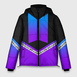 Куртка зимняя мужская BTS: Neon Symbol, цвет: 3D-черный