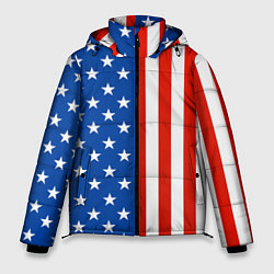 Куртка зимняя мужская American Patriot, цвет: 3D-красный