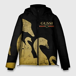 Куртка зимняя мужская GUSSI: Gold Edition, цвет: 3D-черный