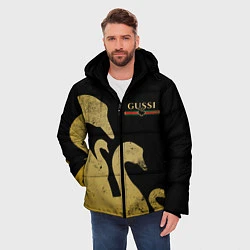 Куртка зимняя мужская GUSSI: Gold Edition, цвет: 3D-светло-серый — фото 2