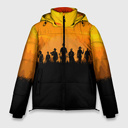 Куртка зимняя мужская Red Dead Redemption: Orange Sun, цвет: 3D-черный
