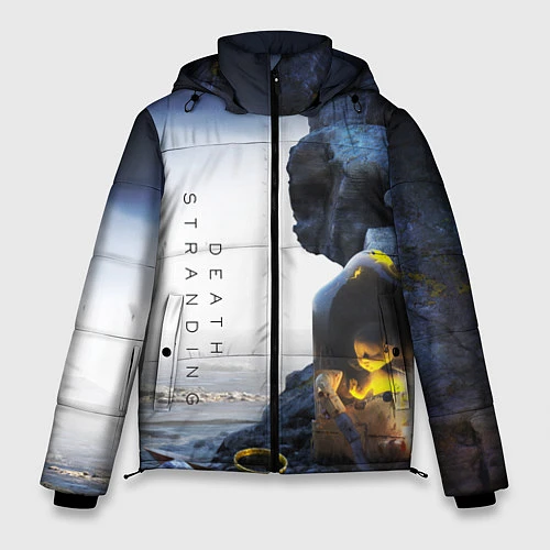 Мужская зимняя куртка Death Stranding: Exclusive / 3D-Черный – фото 1