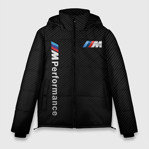 Мужская зимняя куртка BMW M PERFORMANCE CARBON КАРБОН / 3D-Красный – фото 1