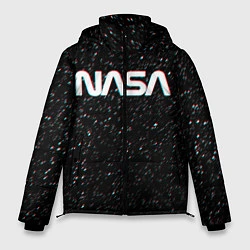 Куртка зимняя мужская NASA: Space Glitch, цвет: 3D-черный