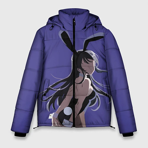 Мужская зимняя куртка Senpai Girl / 3D-Черный – фото 1