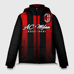 Куртка зимняя мужская AC Milan, цвет: 3D-черный
