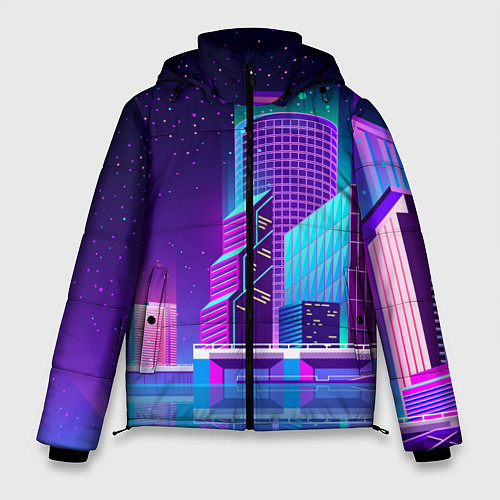 Мужская зимняя куртка Neon Nights / 3D-Светло-серый – фото 1