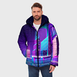 Куртка зимняя мужская Neon Nights, цвет: 3D-красный — фото 2
