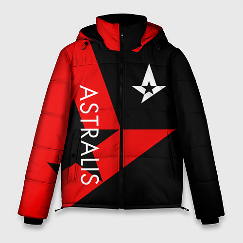 Мужская зимняя куртка Astralis: Cybergaming / 3D-Черный – фото 1