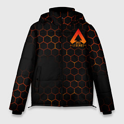 Куртка зимняя мужская Apex Legends: Orange Carbon, цвет: 3D-красный