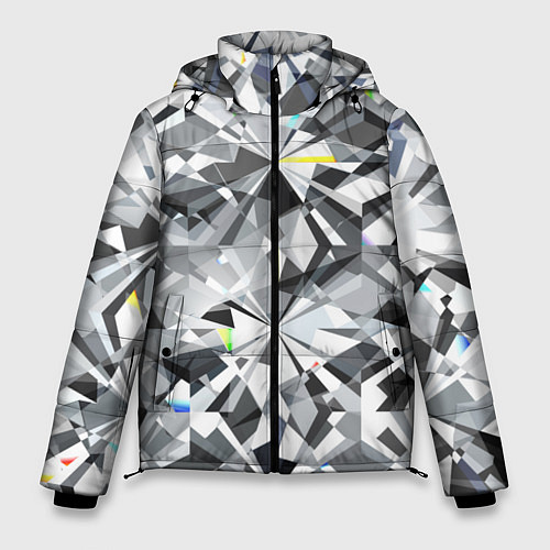 Мужская зимняя куртка Бриллиантовое мерцание / 3D-Черный – фото 1