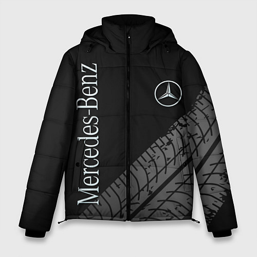 Мужская зимняя куртка Mercedes AMG: Street Style / 3D-Красный – фото 1