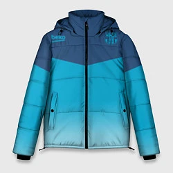 Куртка зимняя мужская FC Barcelona - Windrunner 2022, цвет: 3D-красный