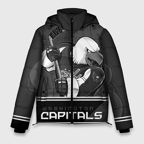 Мужская зимняя куртка Washington Capitals: Mono / 3D-Красный – фото 1