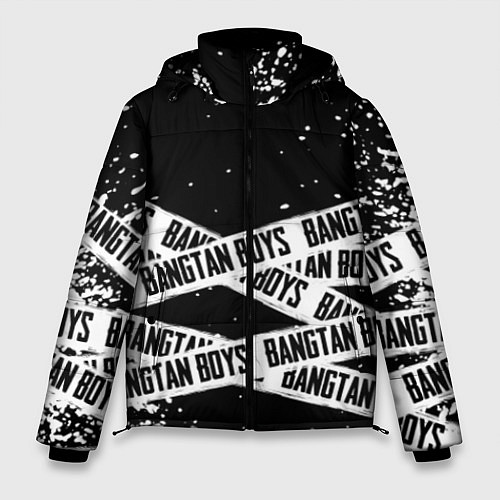Мужская зимняя куртка BTS / 3D-Светло-серый – фото 1