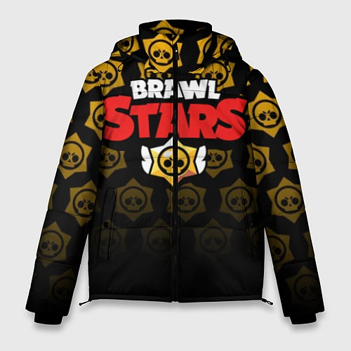 Мужская зимняя куртка Brawl Stars / 3D-Черный – фото 1