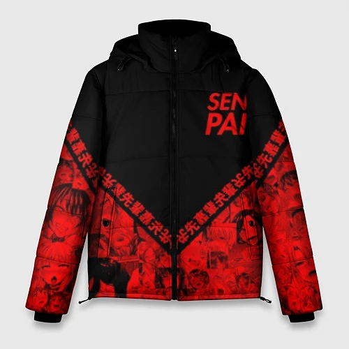 Мужская зимняя куртка SENPAI / 3D-Черный – фото 1