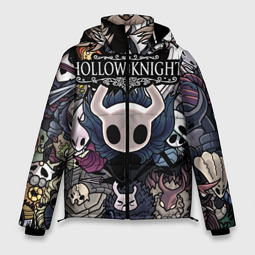 Мужская зимняя куртка Hollow Knight / 3D-Черный – фото 1